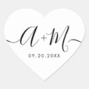 Recherche de coeur noir autocollants Élégant