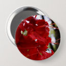 Recherche de fleur rouge badges Fleurs