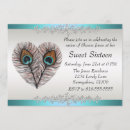 Recherche de paon turquoise invitations Aqua