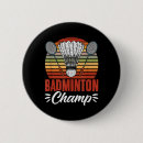 Recherche de raquette badminton badges Sport