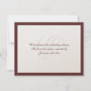 Recherche de réponse mariage invitations Élégant