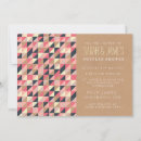 Recherche de motif azteque invitations Moderne