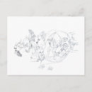 Recherche de lignes noires cartes postales Minimum