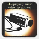 Recherche de surveillance autocollants Sécurité