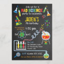 Recherche de science folle invitations Pour enfants