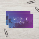 Recherche de lettrage main cartes visite Violet