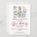 Recherche de tasse de café vintage invitations Pour elle