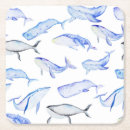 Recherche de baleine dessous de verres Plage