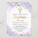 Recherche de purple baptême invitations Religieux