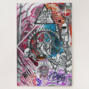 Recherche de tatouages puzzles Crâne