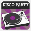 Recherche de les années 70 disco autocollants Anniversaire