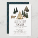 Recherche de de camping baby shower invitations Montagne