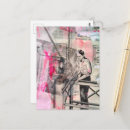 Recherche de bois vintage cartes postales Collage