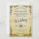 Recherche de parchemin mariage invitations Simple
