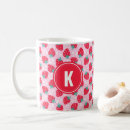 Recherche de motif fraise tasses Rose