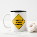 Recherche de panneau routier tasses Jaune