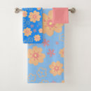 Recherche de vintage floral bain serviettes Motif