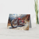 Recherche de rouge moto vœux cartes Motocyclette