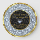 Zoek naar zwarte diamanten klokken Elegant