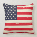 Recherche de drapeau américain grunge coussins Affligé