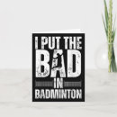 Zoek naar grappig badminton kaarten Spelen