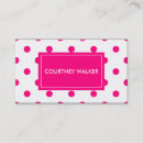 Zoek naar polka dot design visitekaartjes For her