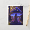 Recherche de champignons jaunes cartes postales Imaginaire