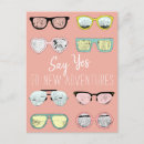 Recherche de lunettes roses cartes postales Pour elle