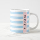 Recherche de ligne bleue tasses Monogramme