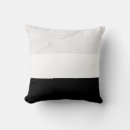 Recherche de marbre noir coussins Noir et blanc