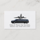 Recherche de service de limousine cartes visite Jaune