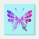 Recherche de joli papillon magnets Violet