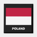 Recherche de polonais magnets Drapeau de la pologne