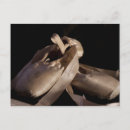 Recherche de chaussures de ballet cartes postales Pointe