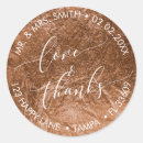 Recherche de cuivre faux autocollants Copper