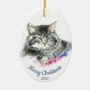 Zoek naar tabby cat ornamenten Kerstmis