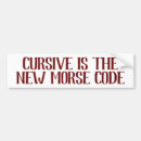 Recherche de morse voiture autocollants Code