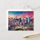 Recherche de denver urbain cartes postales Skyline de denver