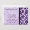 Recherche de elegant purple mariage invitations Luxe