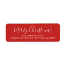 Recherche de holiday labels Rouge