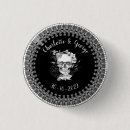 Recherche de anniversaire halloween badges Noir et blanc