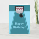 Recherche de de bowling anniversaire cartes Boule