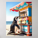 Recherche de pingouins mignons posters Plage