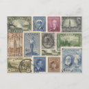 Recherche de timbre vintage cartes postales Rétro