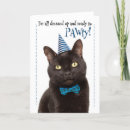 Recherche de minou noir vœux cartes Humour
