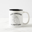 Recherche de langue des signes tasses Main