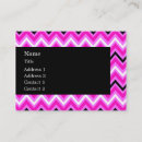 Recherche de zigzag rose cartes visite Rayures