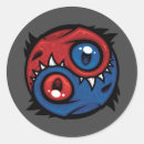 Recherche de dragon bleu autocollants Monstre