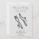 Recherche de fourchette et couteau invitations Moderne