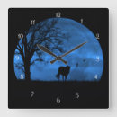 Zoek naar blauw paard klokken Fantasie